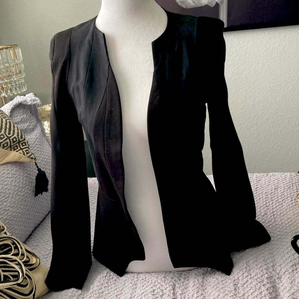 Wish blazer black size XXS. This blazer dresses up any outfit . Awesome look!